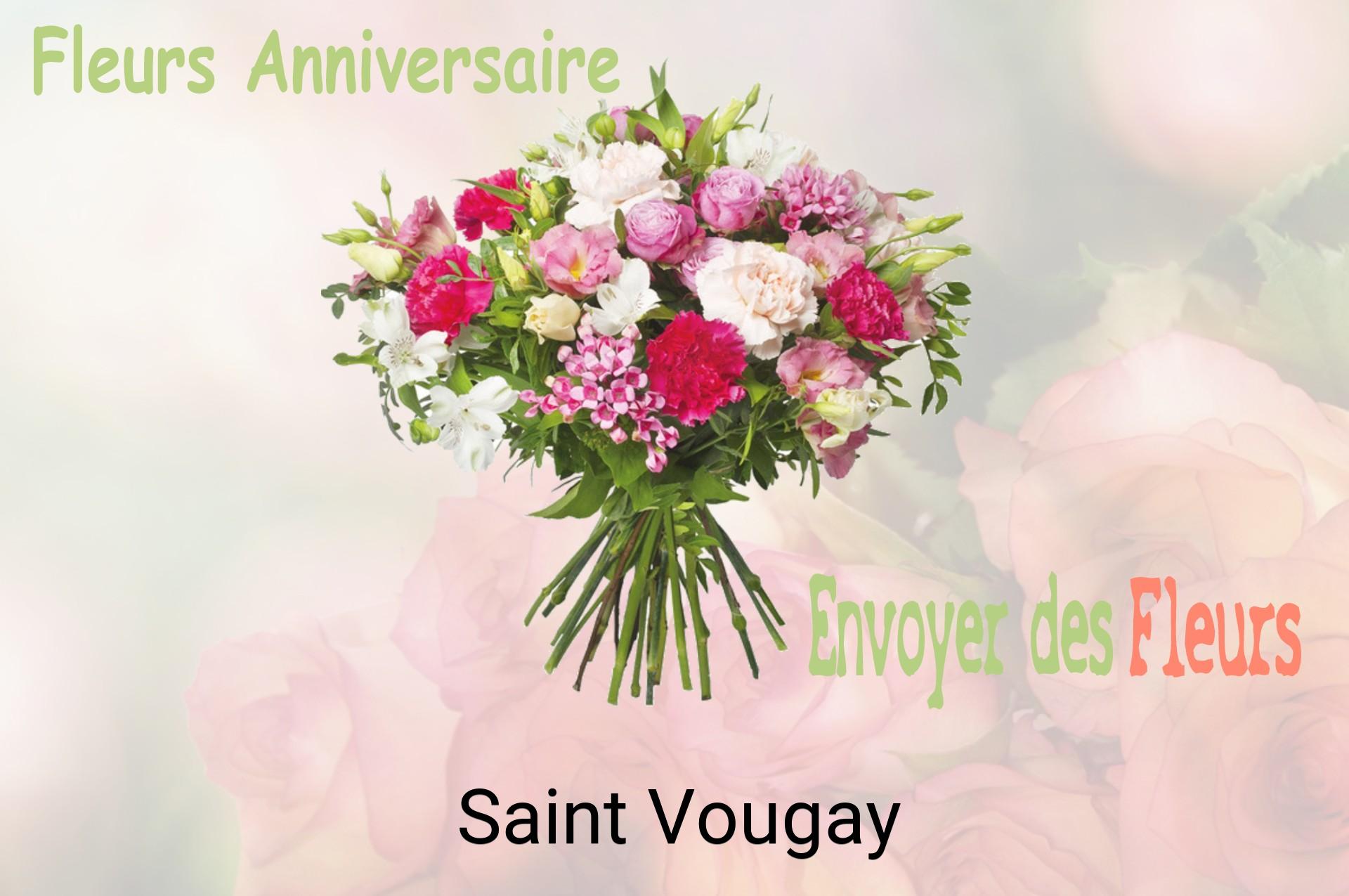 Bouquet de fleurs d’anniversaire livré à Saint-Vougay